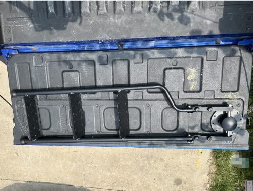 Foldable Tailgate Ladder For Pickup Truck Tailgate Ladder With Wide Pedal For Truck Omni-Directional Ladder Rack Easy Install Capacity 660 Lb #TOP6
