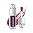 GECOMO Hydrating Lip Glow Oil, Lip Oil Gloss Transparent Toot Tinted Nourishing Long Lasting Repairing Lightening Lip Lines (BERRY) 0.2 OZ