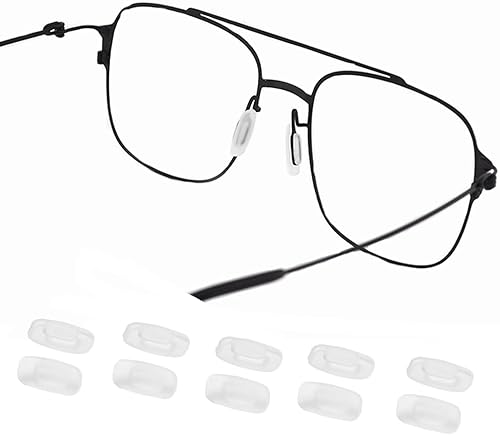 Miniatura 8 de Almohadillas para la nariz para gafas, de silicona suave, rectángulo, deslizante, deslizante, de silicona, para ojos, lentes de sol, transparentes,