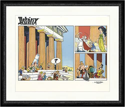 Affiche Grèce Gaulois Astérix Obélix Uderzo Biller Antik 1039 idée cadeau nostalgie