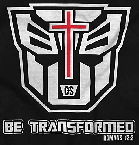 Brisco Brands Christian Bible Verse Be Transformed Toddler Boy Girl T Shirt2