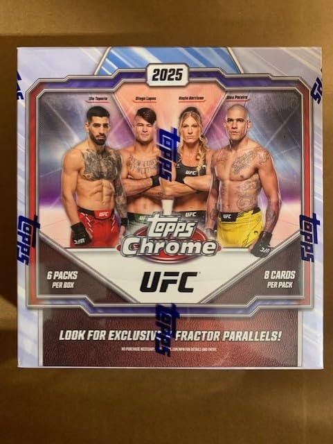 UFC製 モスカート120P 6個 Amazon.com: 2025 TPS Chrome UFC Sealed MEGA Box (6 Packs/Box
