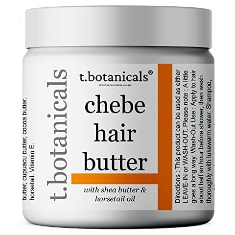 t.botanicals Chebe Butter for Hair Growth, Hair Thickening - Ayurvedic Hair Butter with Horsetail Cover