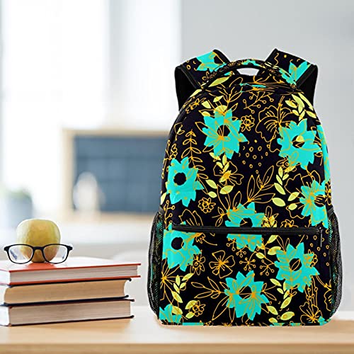 Mochila escolar de mariposas morada para portátil sin dolor de espalda 6