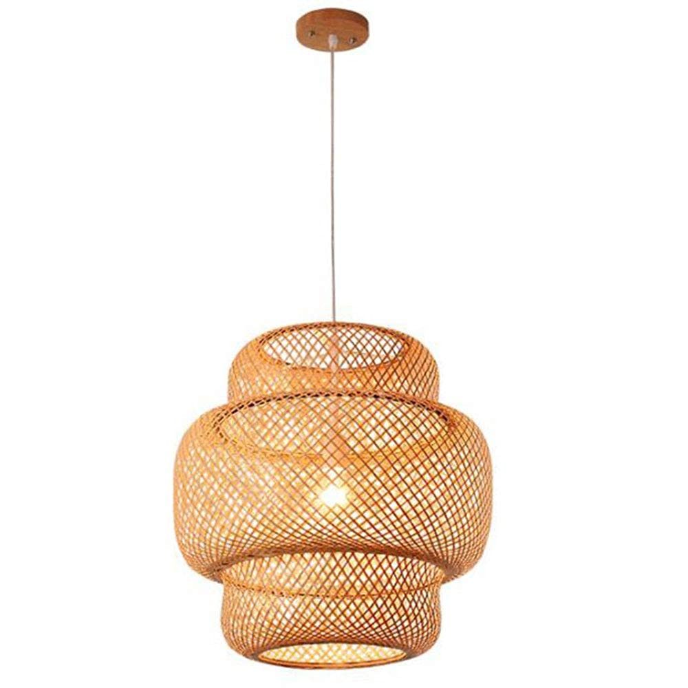 Suspension en bambou tissé de qualité supérieure pour une décoration éco-responsable