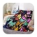 Who-care - Coperta in flanella con farfalle volanti, per letti e letti con farfalle, per adulti, 200 x 230 cm, colore: 12-180 x 200 cm
