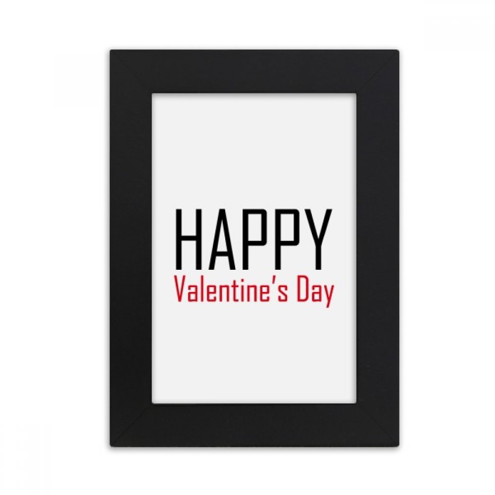 Cadre photo de bureau noir 5X7 pouces pour photo 10.2 x 15.2cm Saint-Valentin