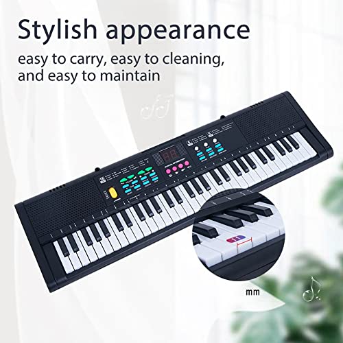 Clavier Piano 61 Touches Musique Numérique Clavier Électronique Piano Électrique avec Microphone D’écran D’affichage… - Les Beatles, Paul McCartney, John Lennon, RIngo Starr, George Harrison Clavier Piano 61 Touches Musique Numérique Clavier Électronique Piano Électrique avec Microphone D'écran D'affichage… – Image 5