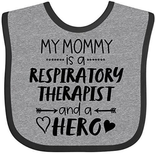 inktastic My Mommy Is a Respiratory Therapist and a Hero Baby Bib