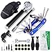 NAMUCUO Bike Tyre Repair Tool Kit - Bicycle Tool kit with 210 Psi Mini Pump 10-in-1 Multi-Tool（with Chain Breaker）, Tyre Levers &Tire Patch, Bone Wrench, 1 Saddle Bag. 6 Month Warranty
