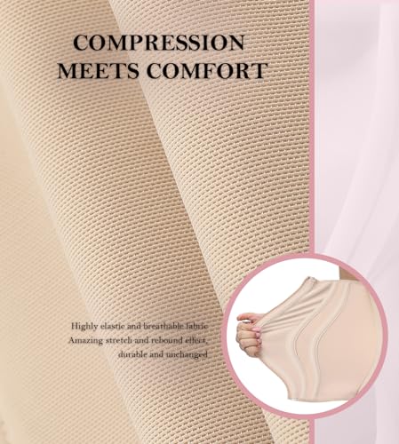 Image of SHAPSHE Waist Trainer For Women Cincher Underbust Corset Shapewear Zipper | Double-Layer Tummy Control Smooth Belly,15 Steel Bones Support Back,Elastic Mesh Enhances Comfort,Postpartum,Daily,Workout
