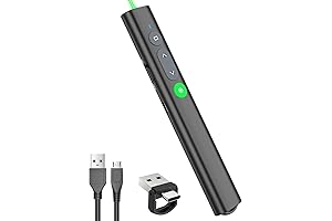 Rechargeable USB-C Laser Pointer Presentation Clicker