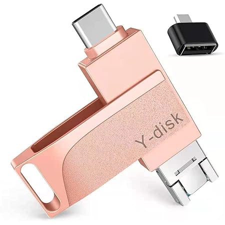 Amazon Co Jp Usbメモリー フラッシュドライブ 4in1 Phone Pc Android Pad対応 Usbメモリー アイフォンと互換性あり フラッシュメモリー スマホ用 Usbメモリ 容量不足解消 両面挿しスマホメモリー Usb3 0 高速データ伝送 亜鉛合金ボディー 防塵 耐衝撃 360度回転式 Micro