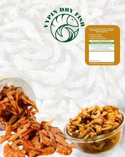 Image of Vypin Dry Fish Premium Large Dried Prawns, Machine Processed, Ready to Cook, 150g