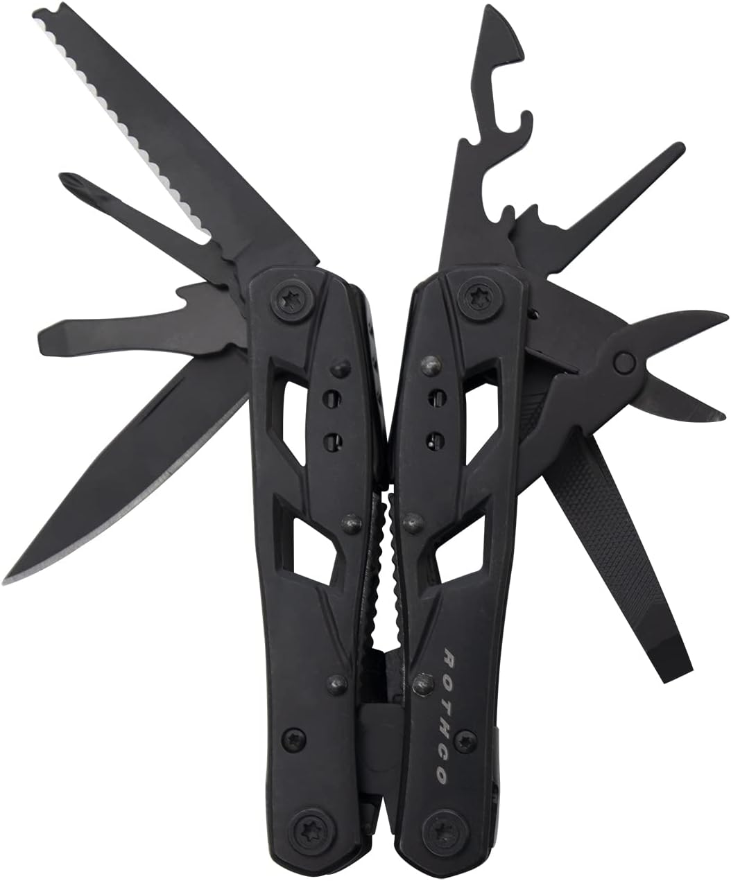 Rothco Stainless Steel Multi-Tool - Great for Camping, Hiking, and Everyday Use - Black