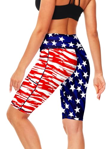 Image of AOBUTE Womens 9 inch /10 inch /11 inch Long Swim Board Shorts High Waisted UPF 50+ Biker Shorts with Pockets