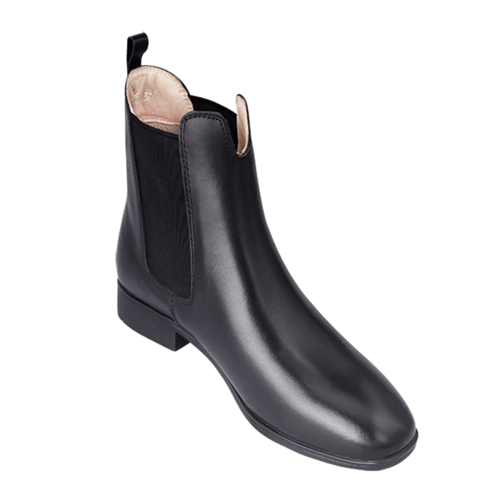 LEBEE Botas de montar a caballo Botas de jogging de piel de vaca Botas de montar,Black-40