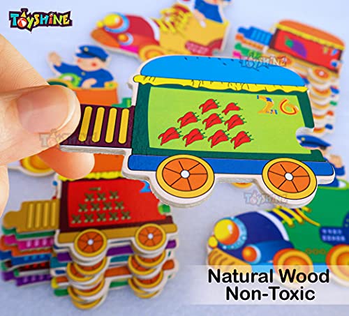 Image of Toyshine 123 Train Puzzle Numbers Toy, Educational And Learning Toy - 123, Kids