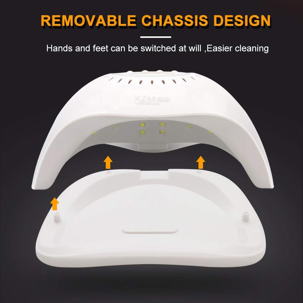 Lámpara de 120 W, lámpara LED para uñas de alta potencia para uñas, todos los esmaltes de gel, secador de uñas, Sensor automático, luz LED solar, herramientas de manicura para decoración de u