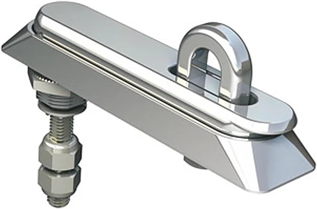 Zinc Alloy Flat Lock with Padlock Industrial Equipment Chassis Cabinet Door 1Pcs