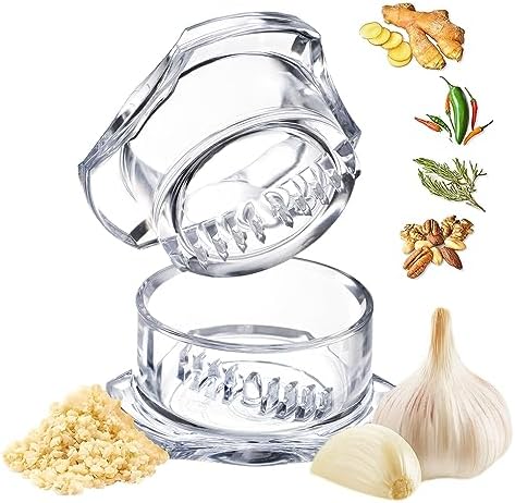NexTrend Garlic Twister 4th generation clear manual garlic mincer