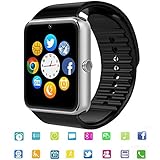 smartwatch iphone 7 Doble modo de tarjeta: Si pones una tarjeta SIM en el reloj inteligente, usted puede usarlo como un independiente diferente, no sólo puedes recibir los mensajes, sino también enviar respuestas.Apoya la tarjeta micro - SIM.