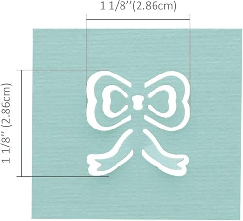 Miniatura 2 de Bira Craft Palanca de pajarita 3D de 1.5 pulgadas para manualidades de papel, álbumes de recortes (pajarita)