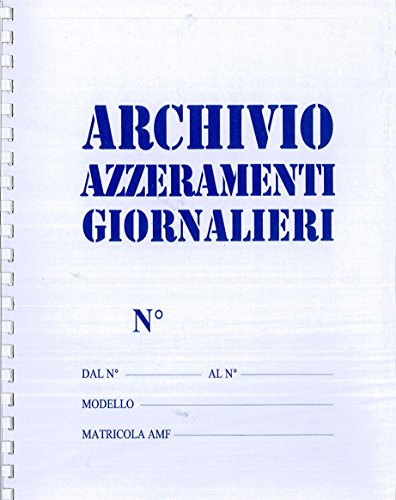 È disponibile in formato A4 XX A4 Archivio Registro