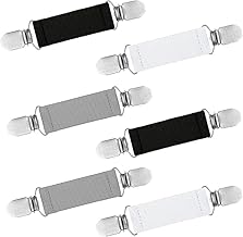 Pack of 6 Clips for Clothes, Braces Clips, Cardigan Clip, RCA Clip, Clothes Clip, Clasps for Jackets, Sweater Cardigan Clip, Mitten Clips for Toddlers, Children and Adults, multicoloured