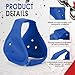 Tellegloww Wrestling Headgear for Adults Soft Grappling Headgear Adjustable Wrestling Ear Guard(Blue)