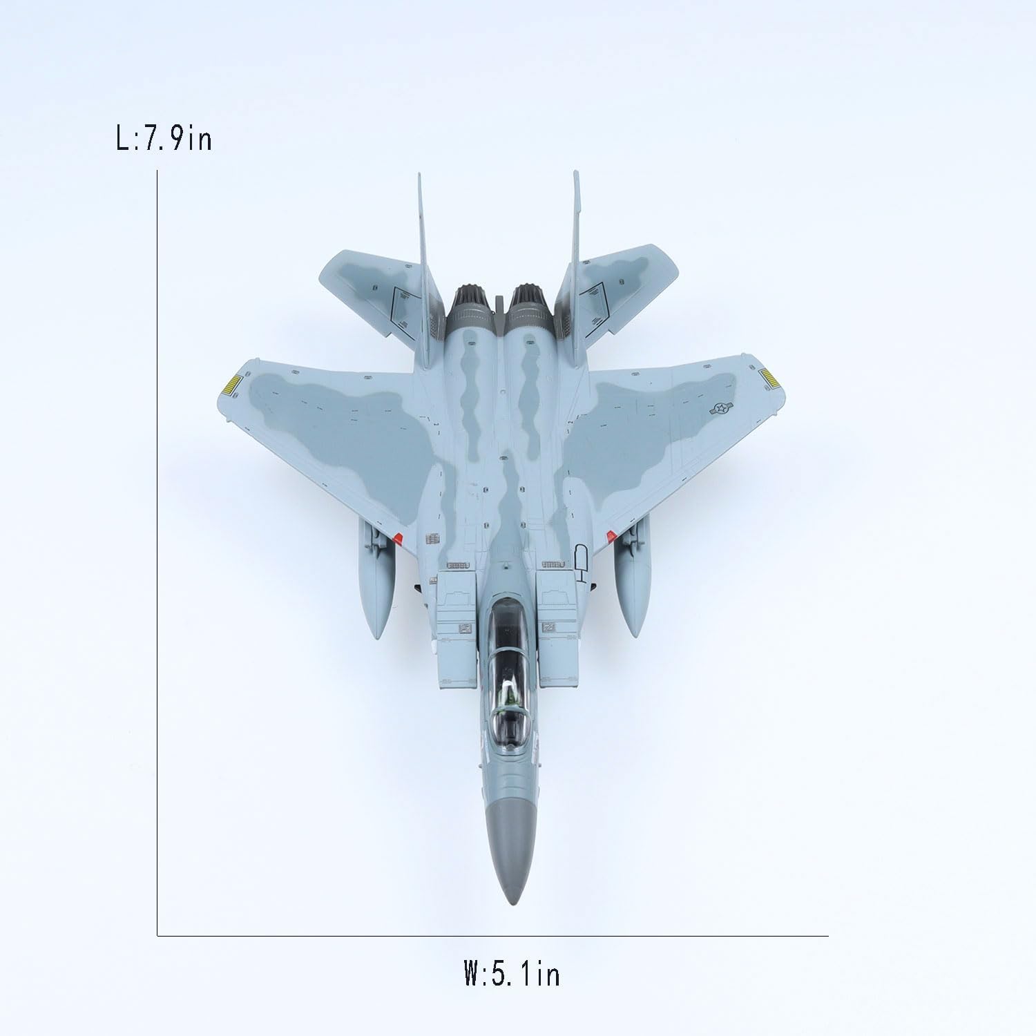 F-15C American Eagle Aircraft Model 1:100 Metal die-cast Fighter Jet Model for Collection and Gift