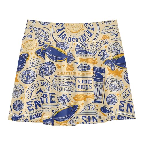 visesunny Girls Flowy Pleated Skirt Tennis Golf Stretchy Short Skorts for Running Athletic Dress XS-XL