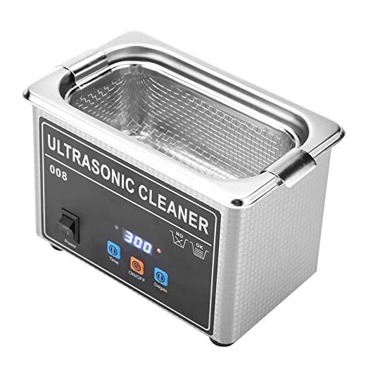 Redxiao Jewelry Cleaning Machine, Professional CJ-008 Jewelry Steam Cleaner Machine with Digital Timer for Rings Watches Glasses Earrings False Teeth(#1)