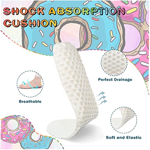 Hetios Kids Shoes for Boys Girls - Sneakers Tennis Shoes Donut Painted Outdoor Running Shoes4