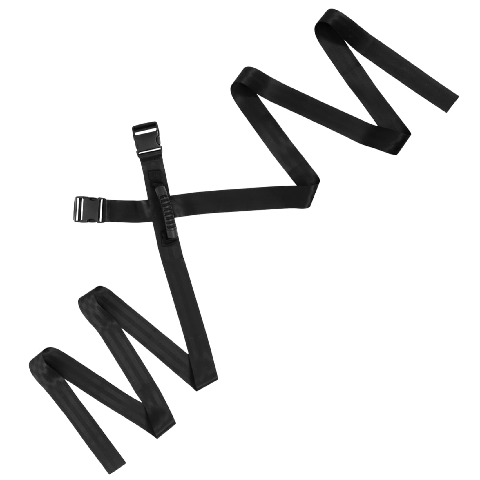 BESPORTBLE 5 Juegos Correas de Equipaje Banda Correa de Equipaje Viajar Correa para Atar Maletas Hebilla de Seguridad del Traje Correa de Amarre para Maleta poliéster Black