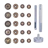 Basiswerkzeug: Eine Seitennut der Basis dient zum Befestigen der Kappe des Druckknopfs und zum Verhindern einer schalenförmigen Kappe. Eine andere Seite der Basis dient zum Befestigen der Niete und zum Verhindern des Klopfens von Nieten beim Biegen und Gleiten