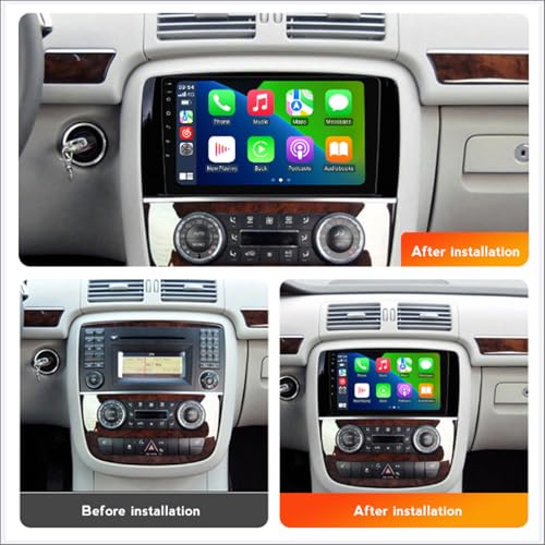 Autoradio Android 15 pour Mercedes R-Class W251 multimédia 2K