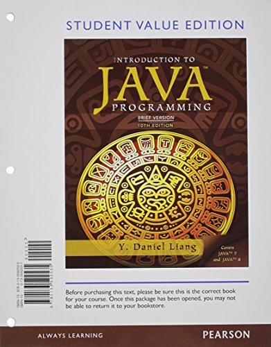 Amazon.in: Buy Student Value Edition for Introduction to Java ...