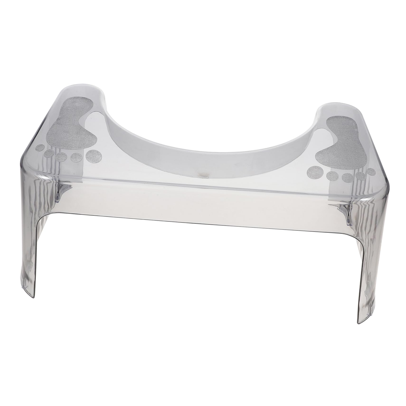 YARNOW Sgabello da Toilette Antiscivolo per Bambini, Sgabello Rialzato Compatto Impugnature Stabili e Design a U per Bagno, Supporto Robusto per Facilitare Processo Fisiologico