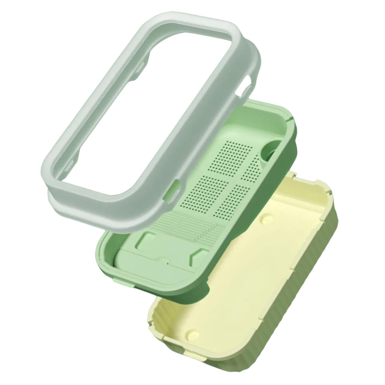 Vasca per Tartarughe Facile da Pulire, Resistente all’Usura e agli Urti, in Pp, Design Multistrato, per Riposo e Alimentazione | Facile da Pulire, Uso a Funzioni, Resistente a Usura e Rottura, per Deposito Uova e Riposo