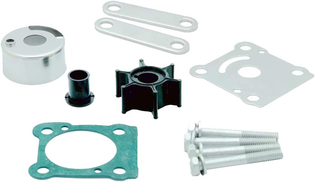 Tcess 6G1-W0078-A1-00 6N0-W0078-A0-00 Water Pump Repair Kit Compatible with Yamaha Outboard 6/8HP 2 Stroke Sierra 18-3460