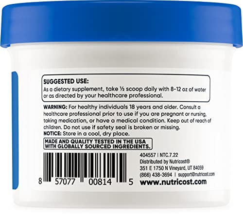 Nutricost Hyaluronic Acid Powder 25 Grams - Non-Gmo And Gluten Free #TOP2