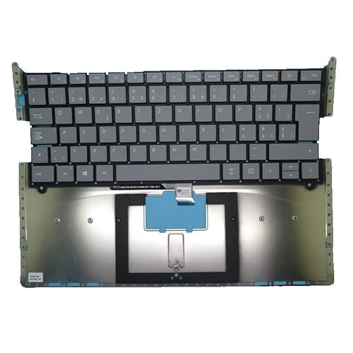 Microsoft Surface 13.5インチ用ノートパソコンキーボード 1769 US/UK/German GR/Swiss SW/PO グレー G672819NW G69220FDB 002L15K66LHC01(Swiss SW)