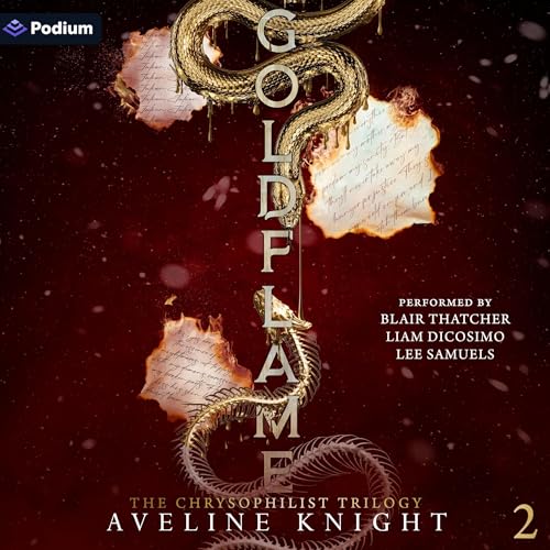 Goldflame Audiolibro Por Aveline Knight arte de portada