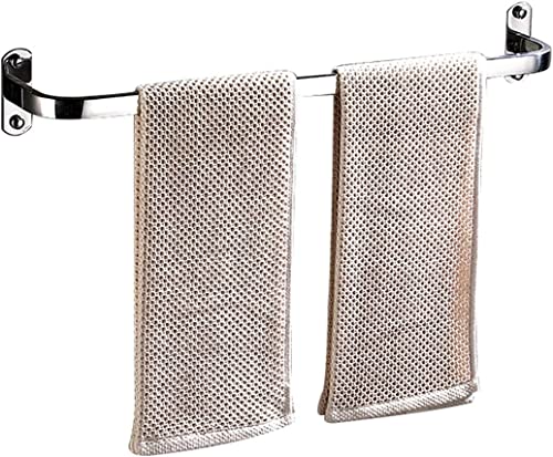 Porte-serviettes mural triple couche 80 cm en acier inox pour cuisine et bain