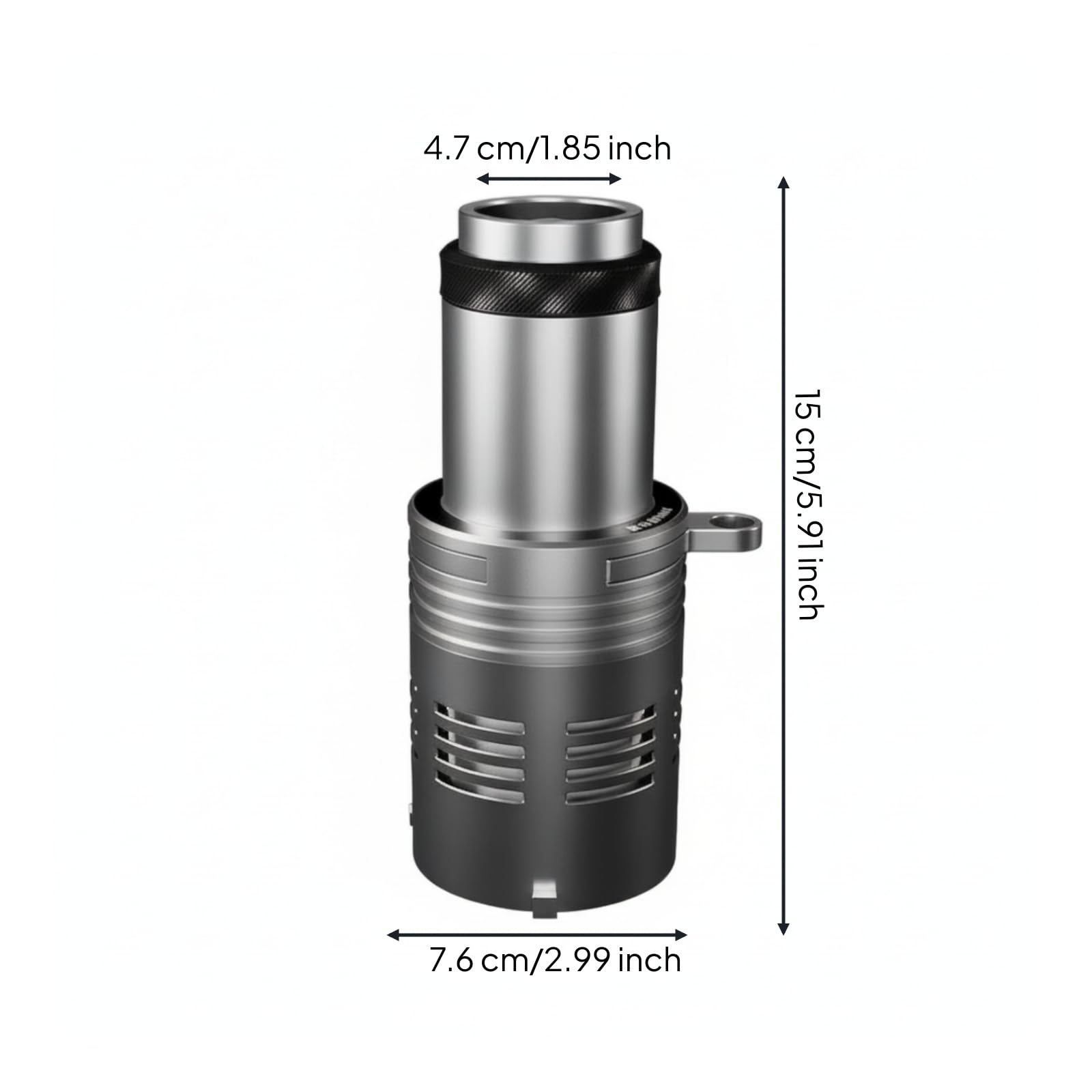 Optique Projection avec Gobos Ventilé Snoot Projecteur Métallique Snoot avec Gobos pour Vidéastes, Mini Monture Bowens