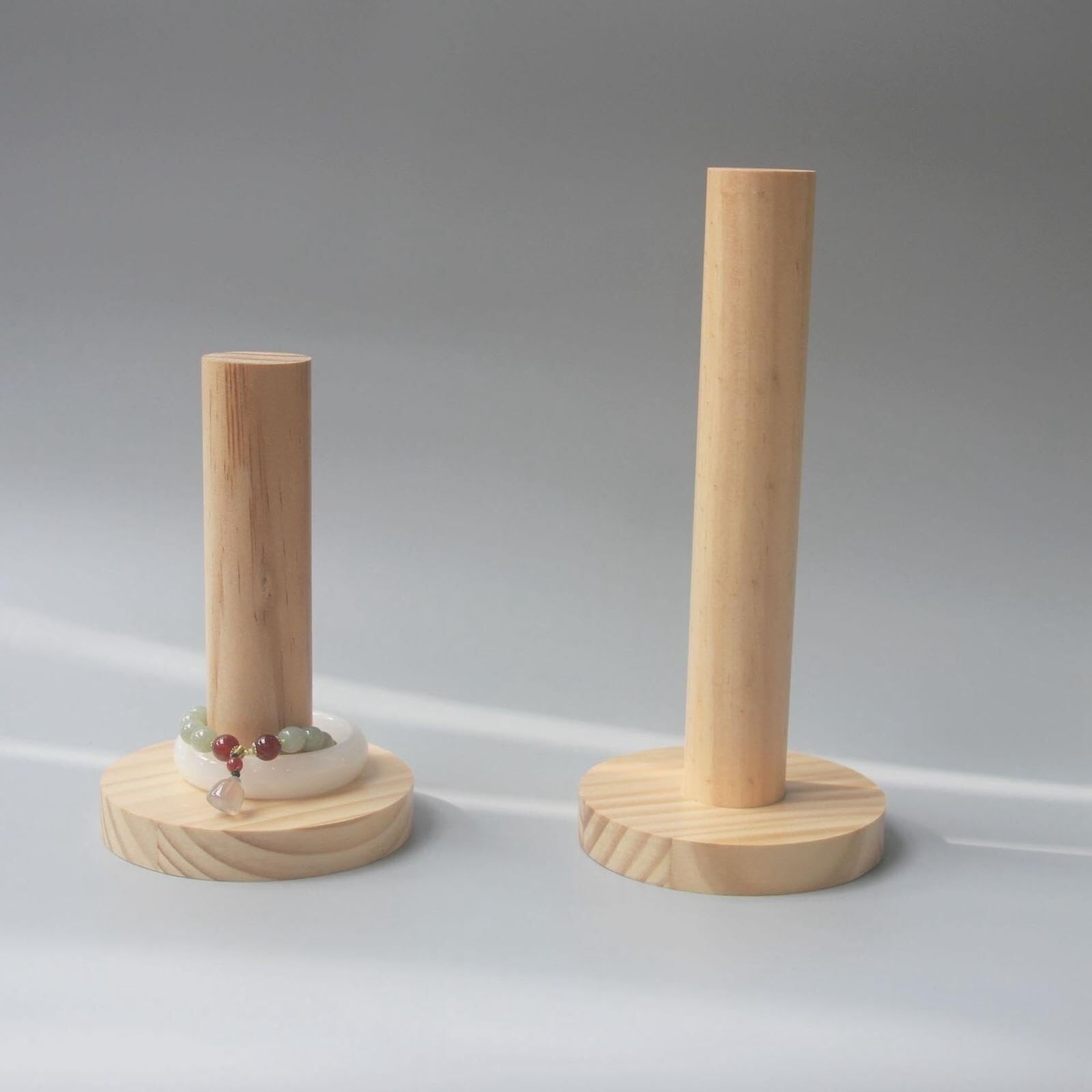 Stojak na Biżuterię Organizer na Biżuterię Stojak Na Biżuterię, Bransoletki, Uchwyt Na Bransoletki, Biurko, Drewniany Stojak Na Bransoletki Stojak na Naszyjnik(12 * 16.5cm)