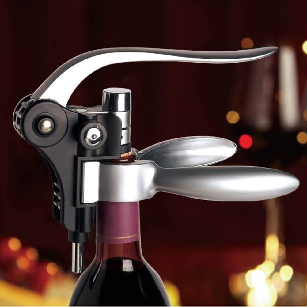 Yeglg Rabbit Wine Corkscrew Opener, Metal Wine Bottle Opener, Best Housewarming Gift for Women and Men, Silver - Image 4