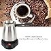 cafetera turca eléctrica de acero inoxidable con calefacción Imagen de cafetera turca eléctrica de acero inoxidable con calefacción