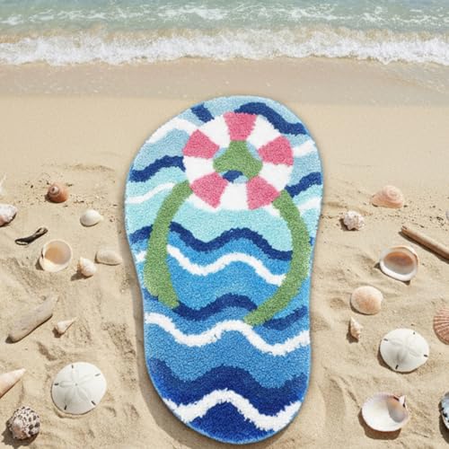 Drydiet Flip Flop Rug Bathroom Door Mat